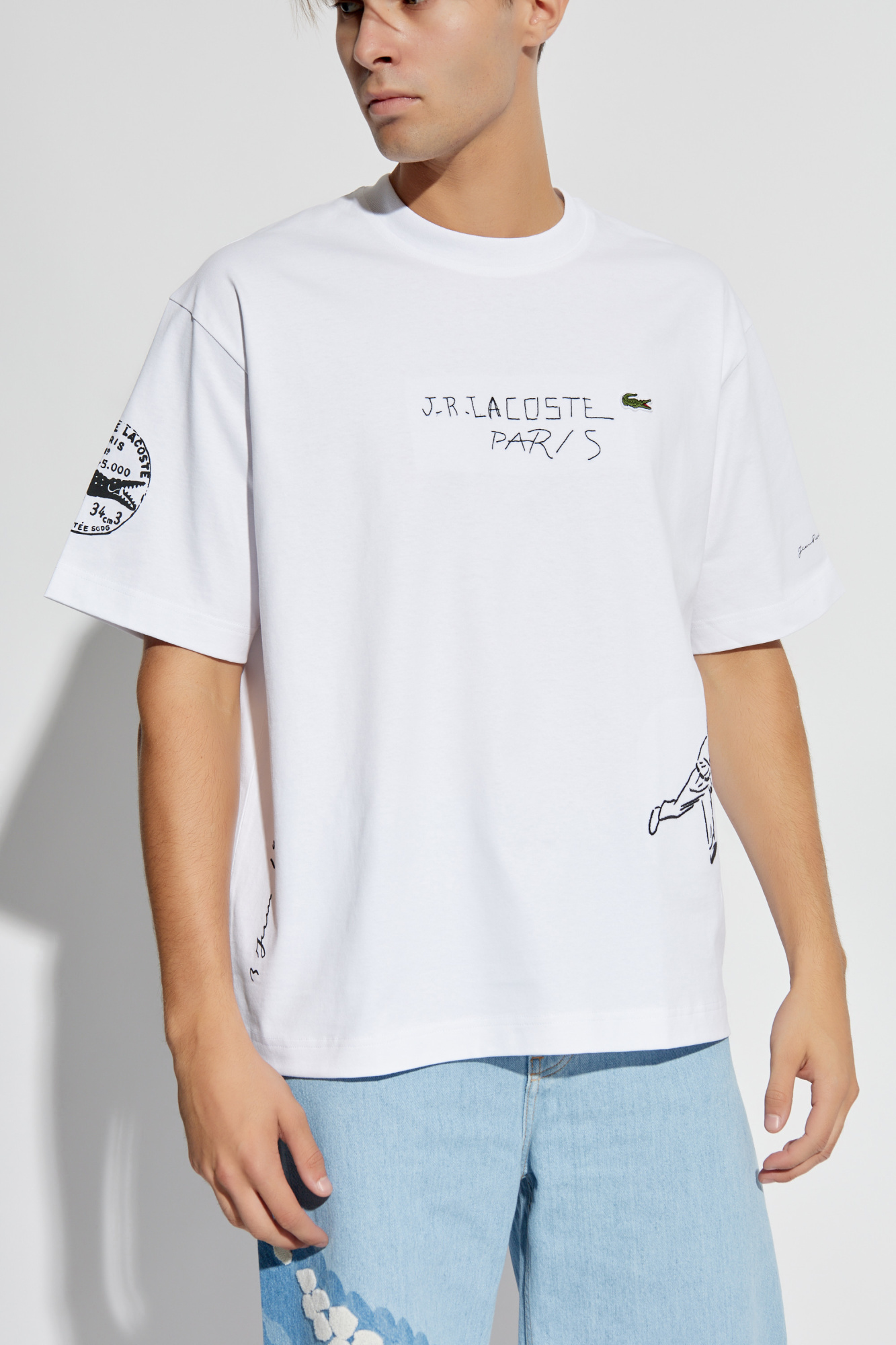 shirt with logo Lacoste - SchaferandweinerShops Gambia
